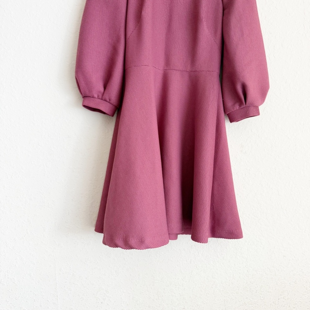 Gal Meets Glam Maggie Mauve Pink Swing Dress Size 6 - Picture 3 of 7